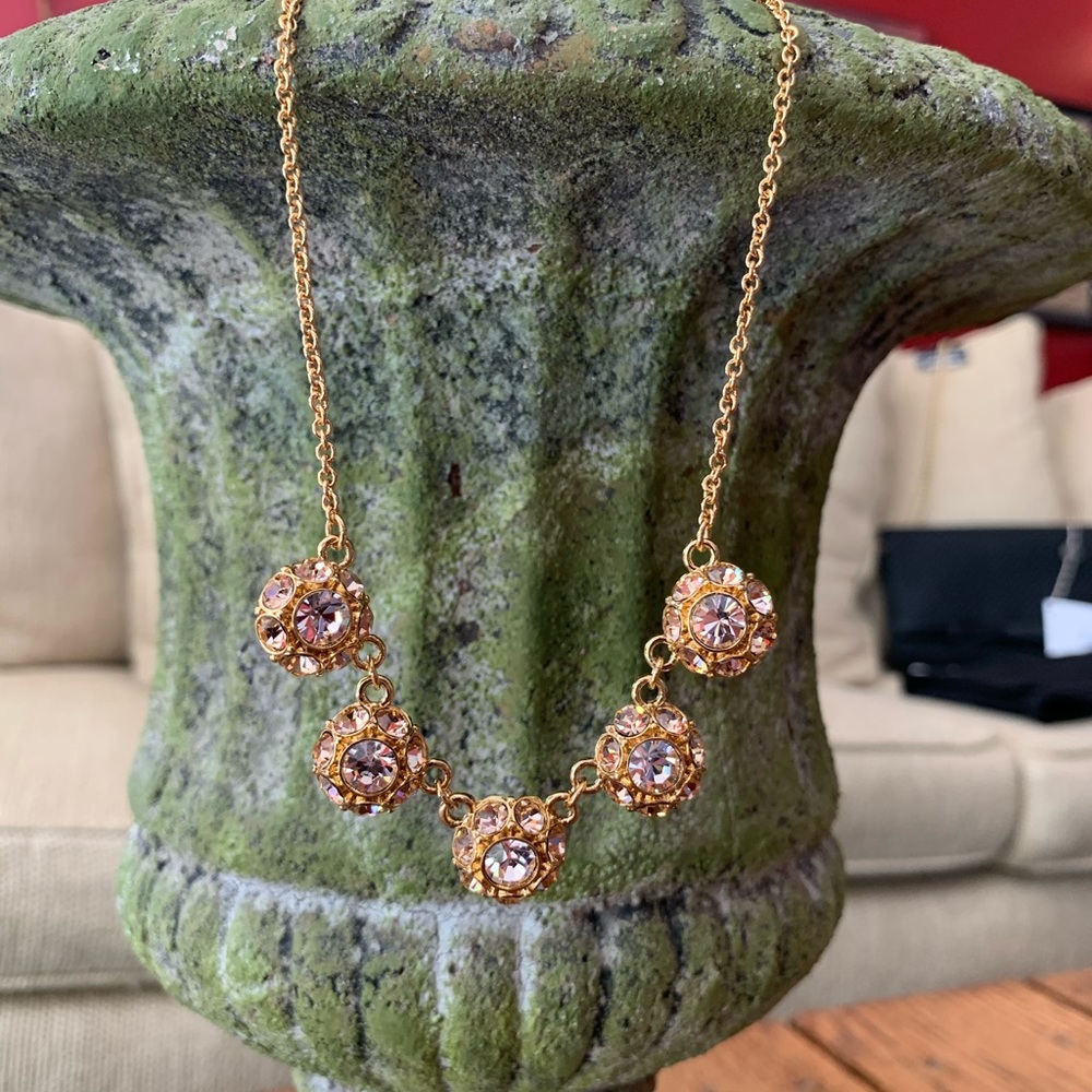 Kate Spade Necklace NWT! Jeweled and Gold plated!